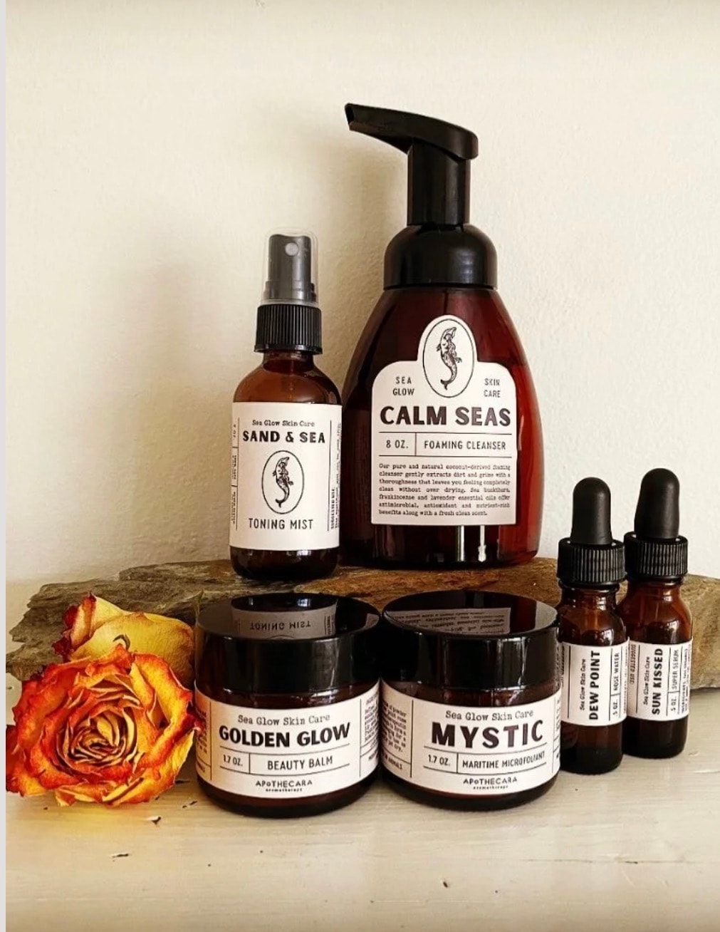 Sea Glow skin care collection